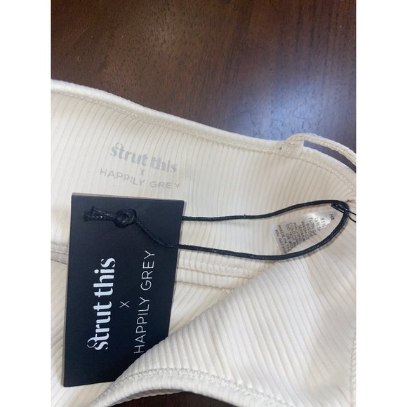 STRUT-THIS x Happily Grey Cher Bra in Cream Small - Picture 7 of 11